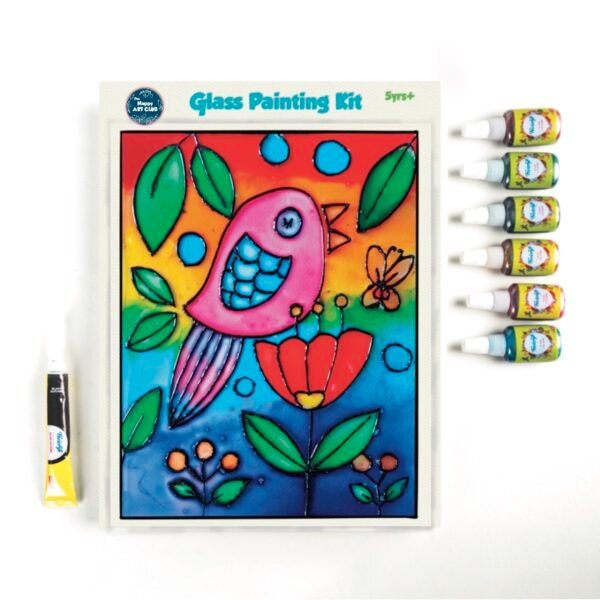 Glass Painting Kit - Cute Bird Garden