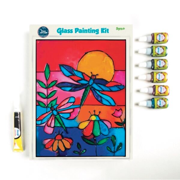 Glass Painting Kit - Dragonfly Garden