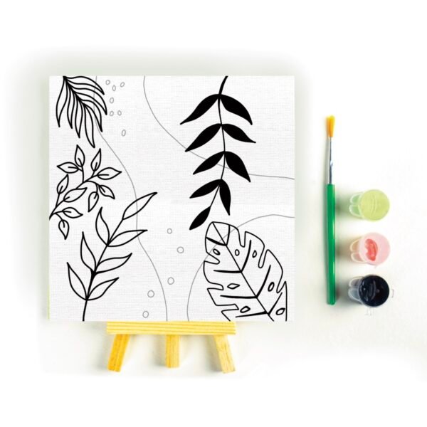 Mini Canvas Painting Kit- Abstract Florals