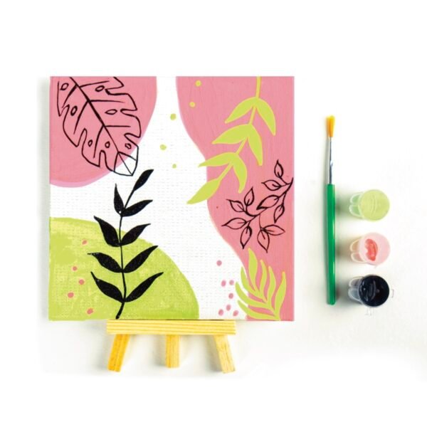 Mini Canvas Painting Kit- Abstract Florals
