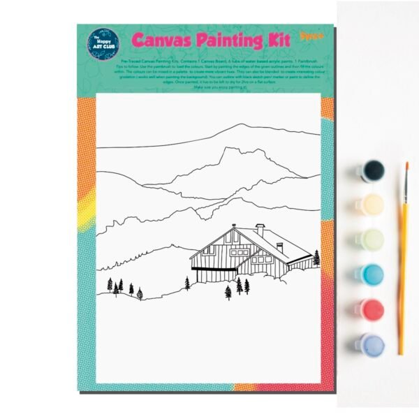 Canvas Painting Kit- Cottage